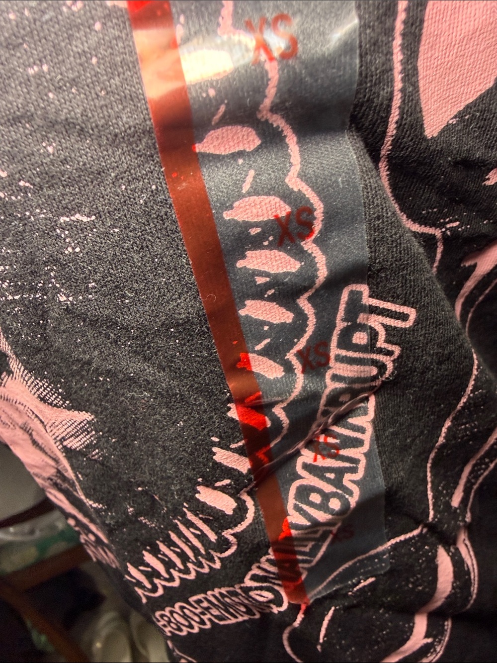 Selena Gomez Black Tee with Pink Heart Graphic - Picture 3 of 5